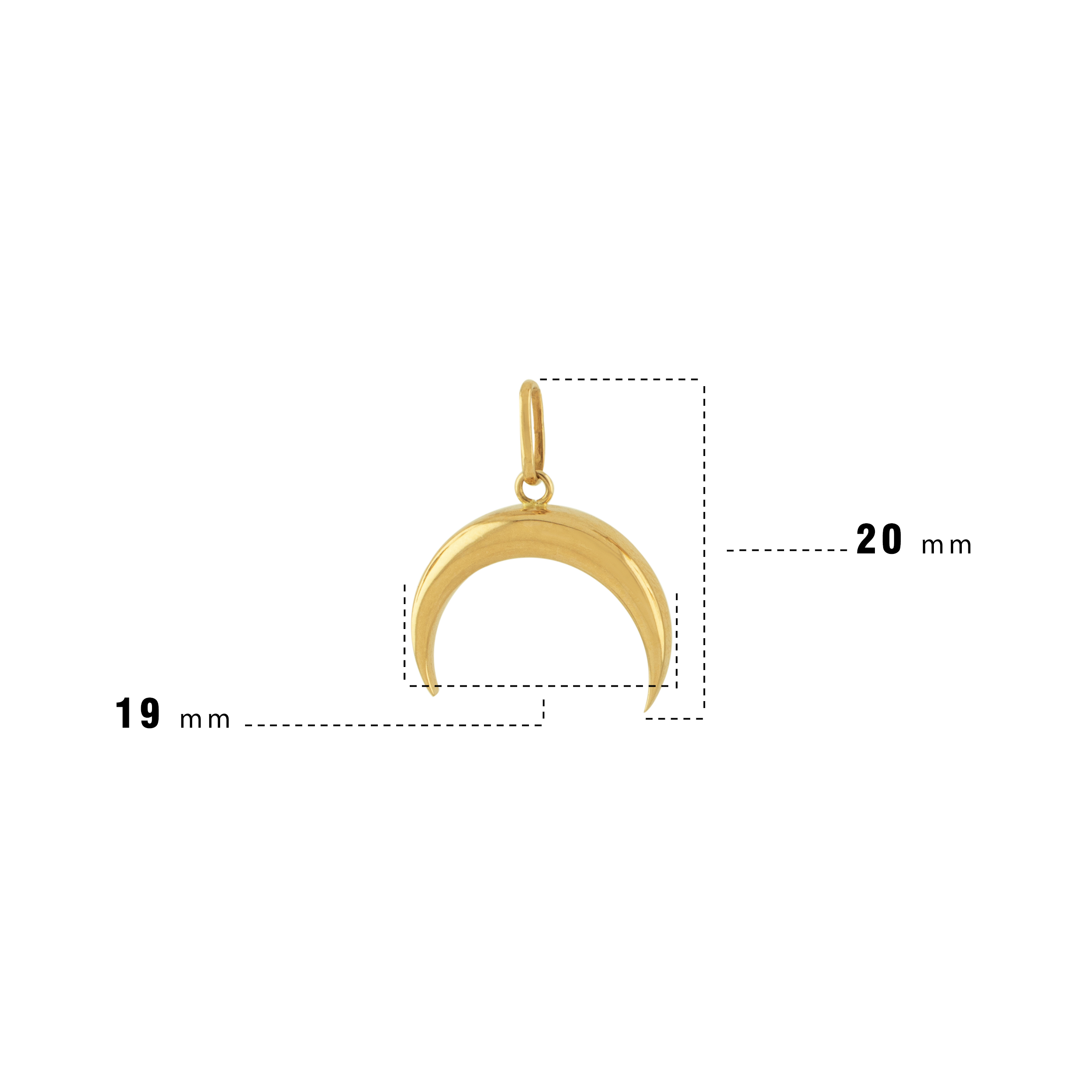 ماه برجسته بزرگ آویز 04