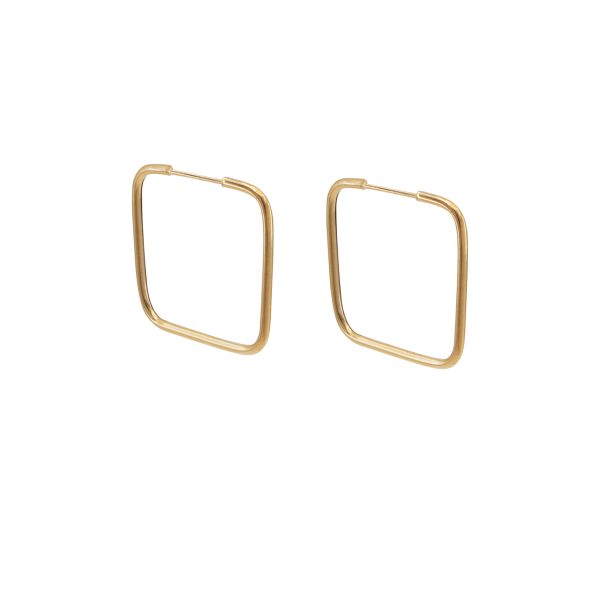 گوشواره حلقه اشکال مربع L