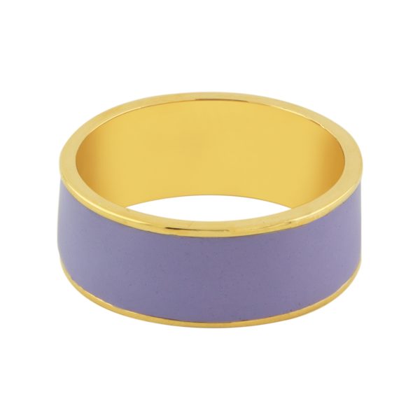 انگشتر مینا صاف بنفش