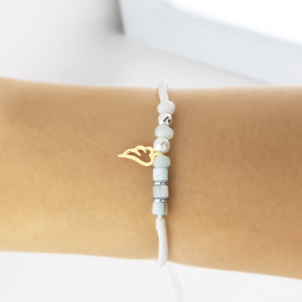 دستبند نخی بال تو خالی